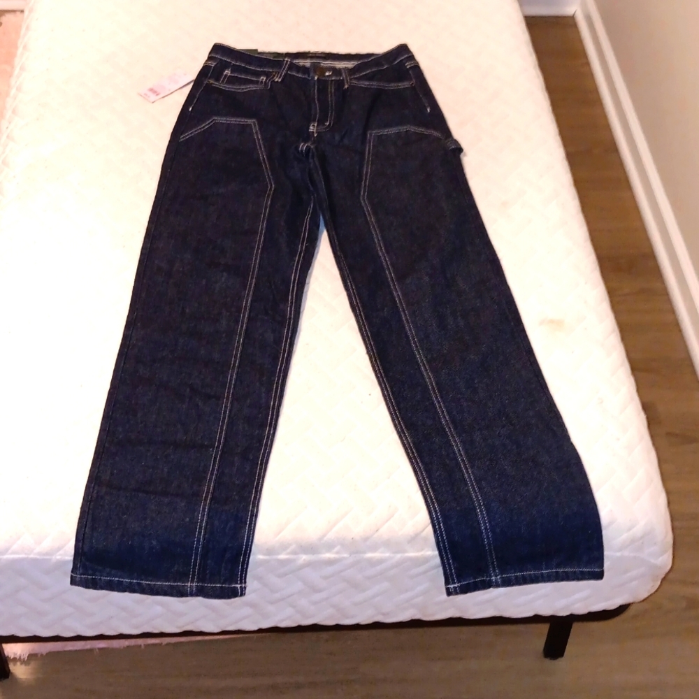 NWTS Easy Ridgid High Rise Jeans Dark Denim size 4
